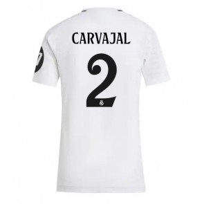 Real Madrid Daniel Carvajal #2 Replika Hjemmebanetrøje Dame 2024-25 Kortærmet